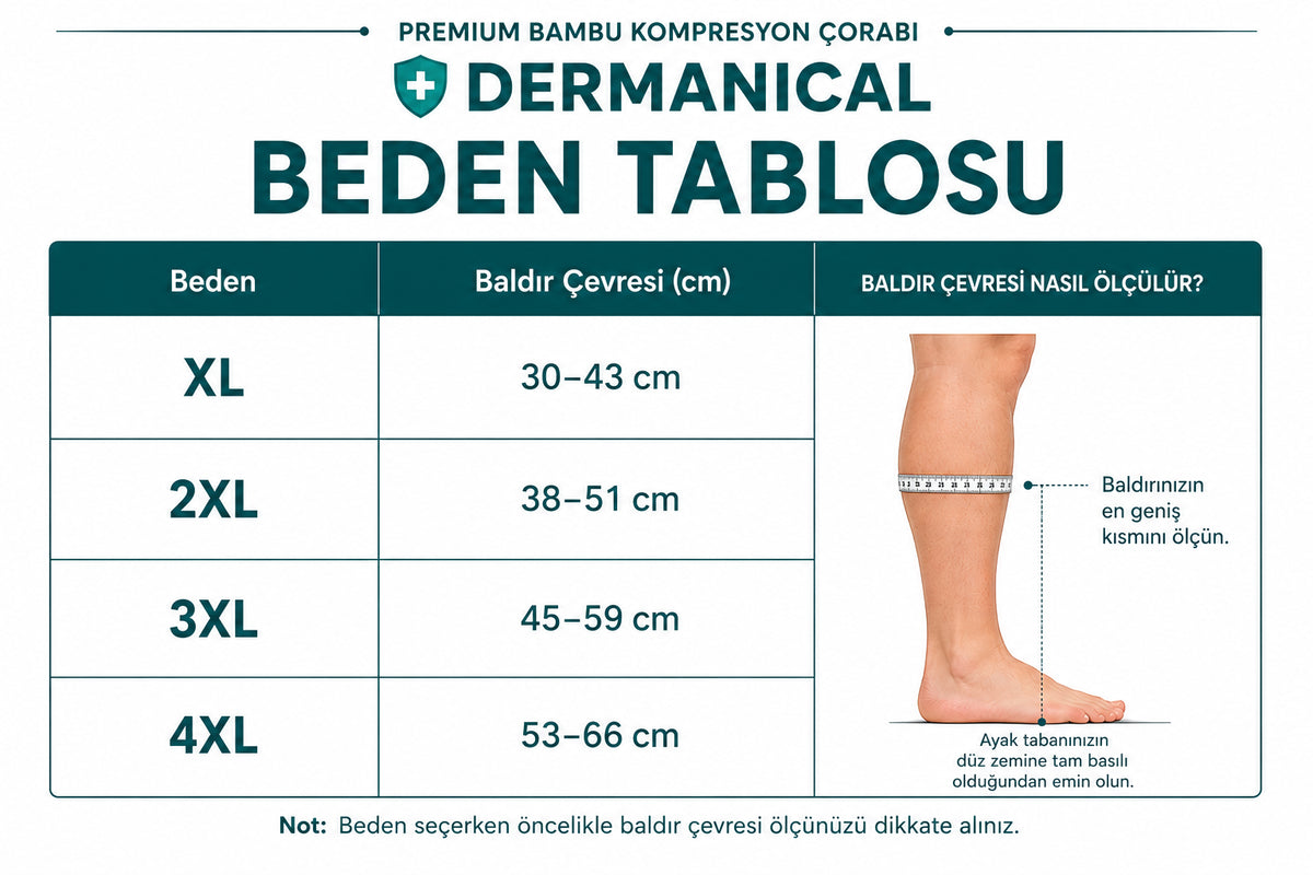 Kavrama Özellikli Premium Bambu Kompresyon Çorabı
