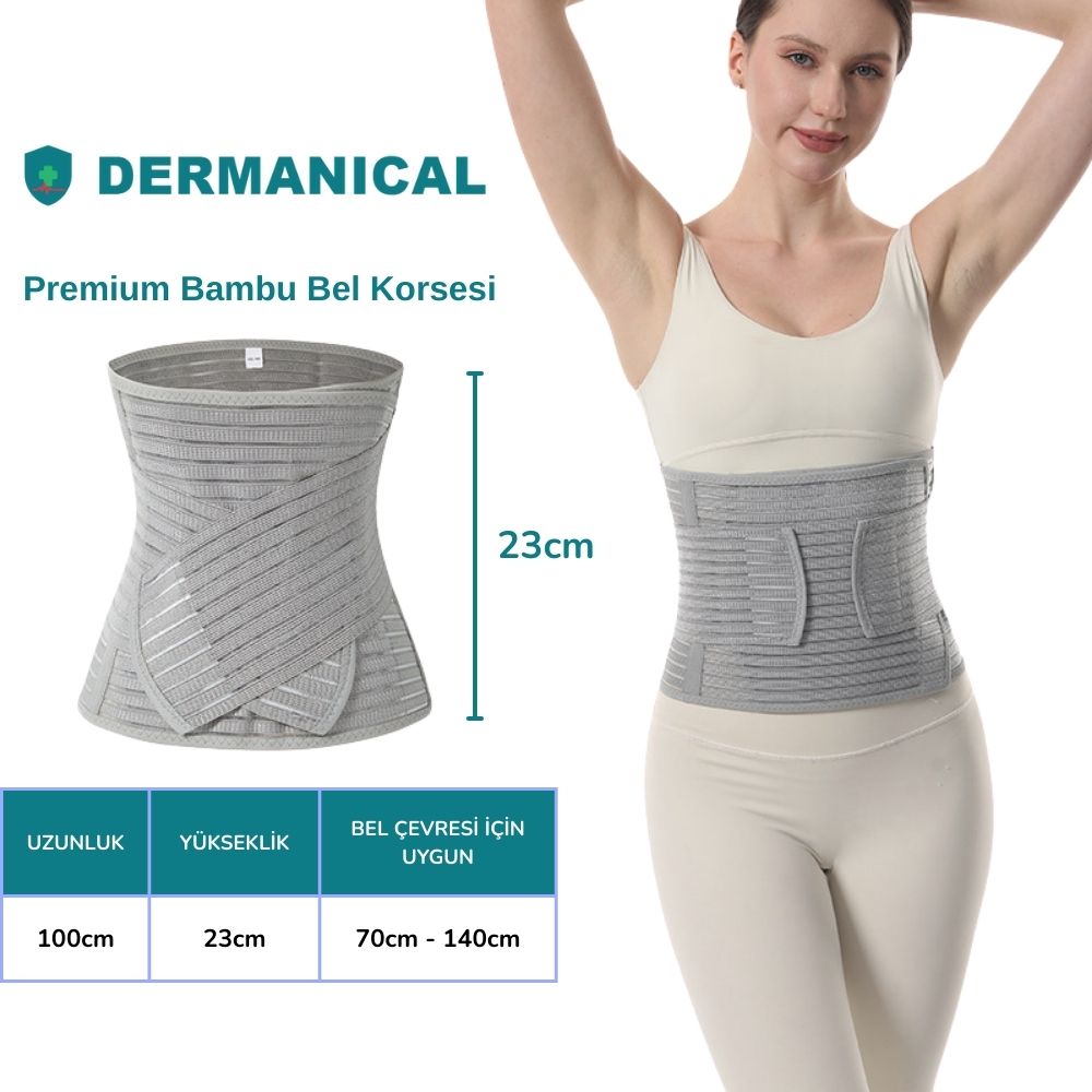 Premium Bambu Bel Korsesi