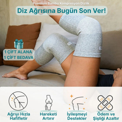Dermanical™ - Premium Bambu Kompresyon Dizlik